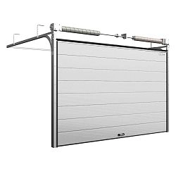 Cекционные ворота 3900х2300 мм белые DoorHan RSD02
