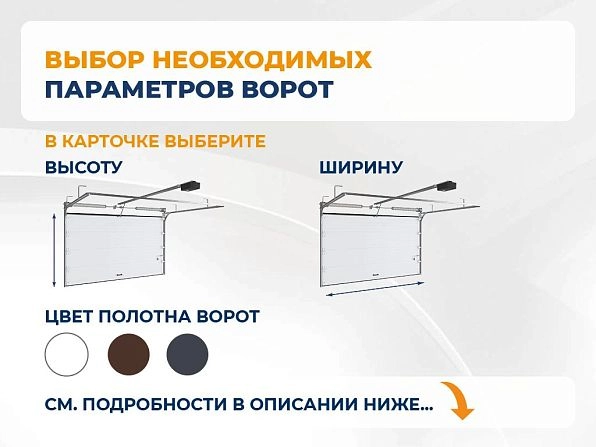 Cекционные ворота 2900х3000 мм антрацитовые DoorHan RSD02, novosibirsk.doorhan.ru